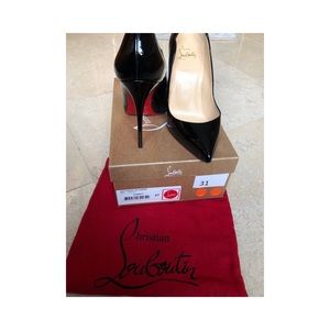 Scalloped 100mm Patent Christian Louboutin worn 1